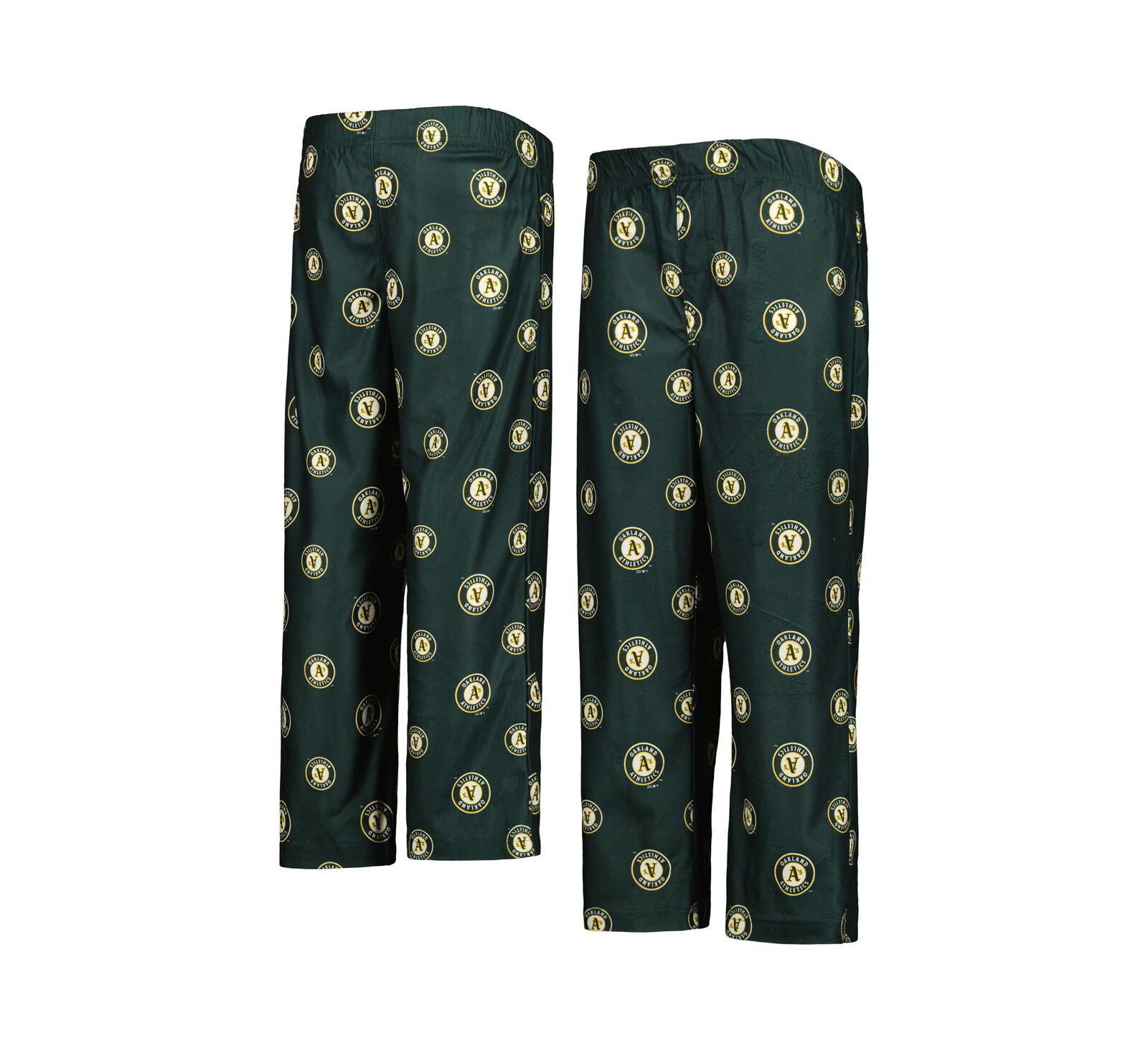 Big Boys Green Oakland Athletics Team Color Logo Pants