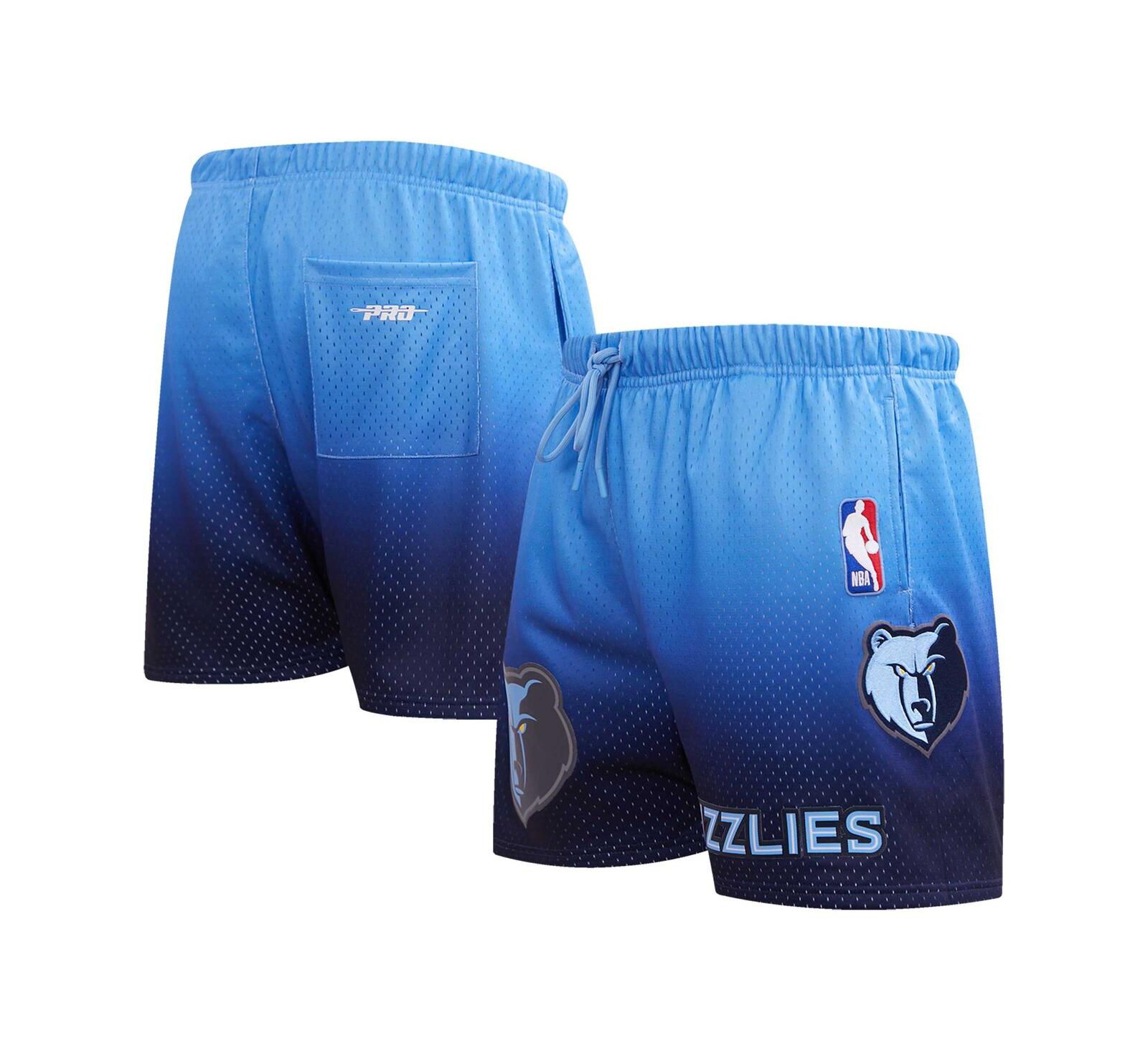 Мужские шорты Pro Standard Navy, Light Blue Memphis Grizzlies Ombre Mesh