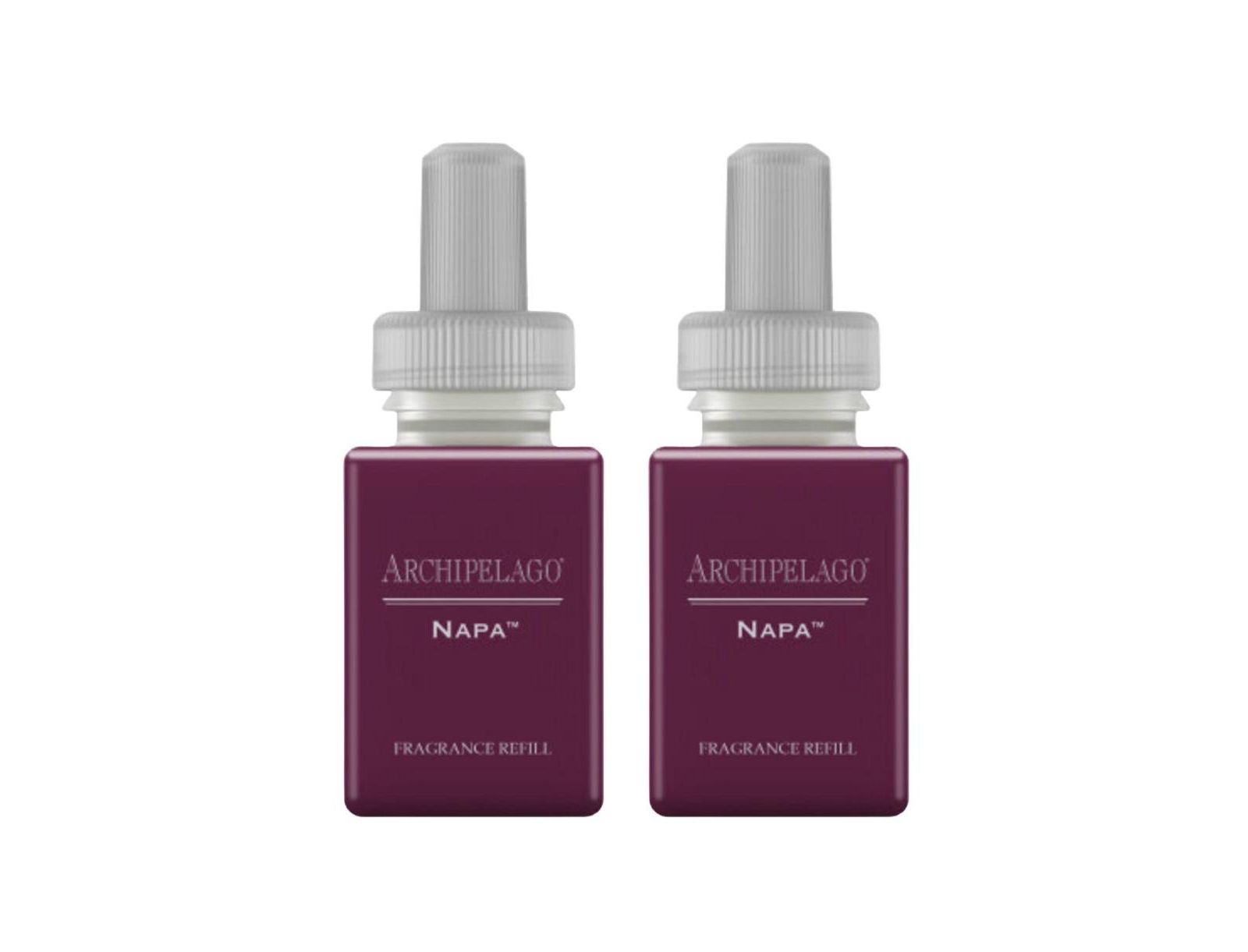 Pura and Archipelago - Napa - Ароматизатор для умных диффузоров, освежитель воздуха для спальни и гостиной, 2 Pack