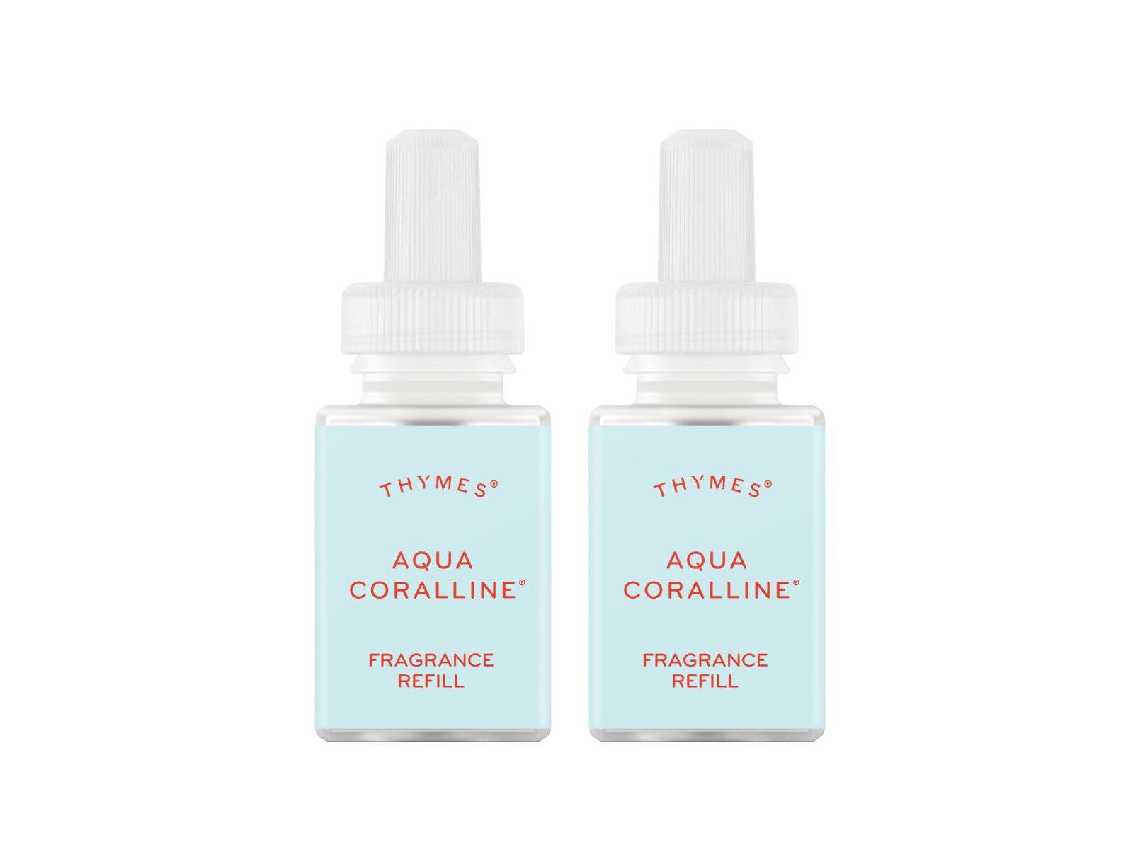 Ароматизатор Pura Thymes - Aqua Coralline для умных диффузоров воздуха - Ароматерапия для спальни и гостиной - Устранитель запаха, 2 шт.