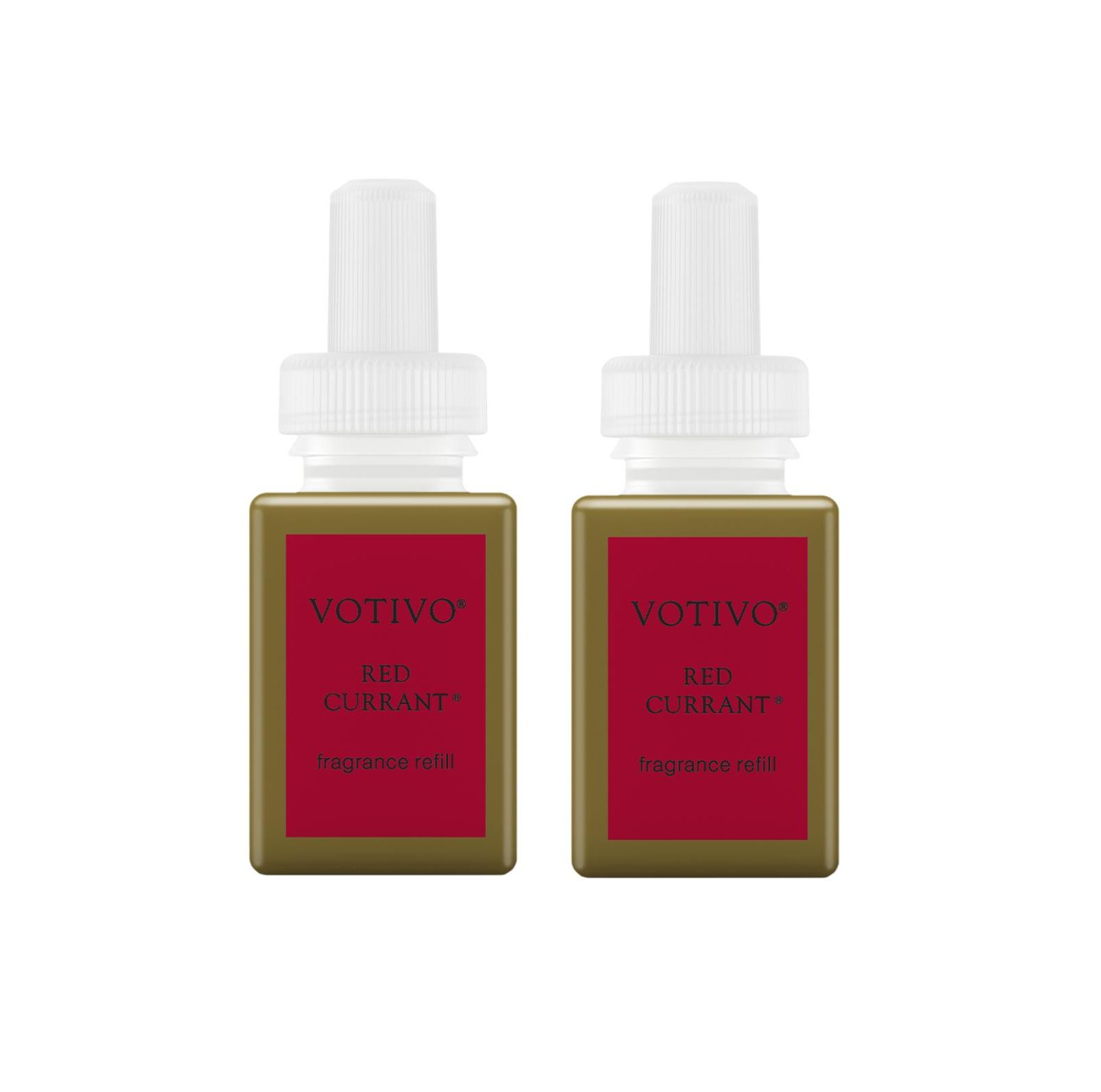 Pura & Votivo Red Currant средство для ароматизации дома, сменный картридж для умного диффузора для спальни и гостиной, устранитель запаха, 2 шт.