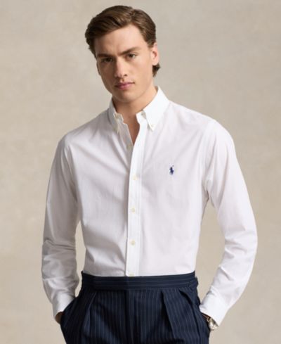 Polo Ralph Lauren Мужская рубашка из поплина Stretch Poplin