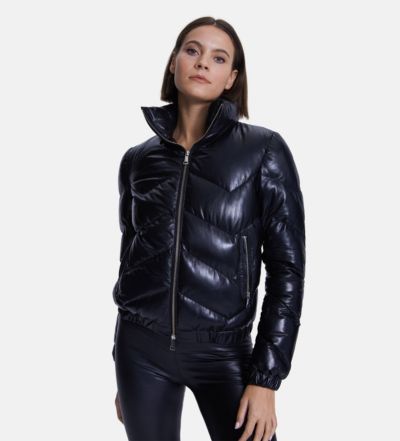 Furniq UK Women's Octavia Leather Jacket