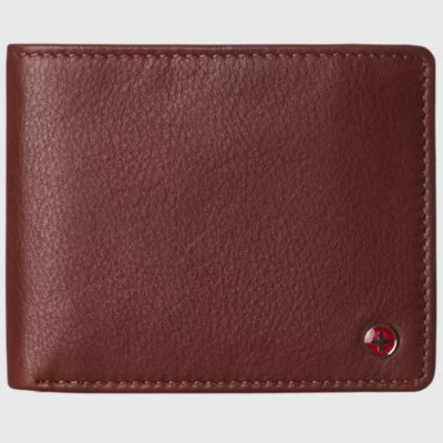 Мужской кожаный кошелек Alpine Swiss Spencer Bifold с защитой RFID