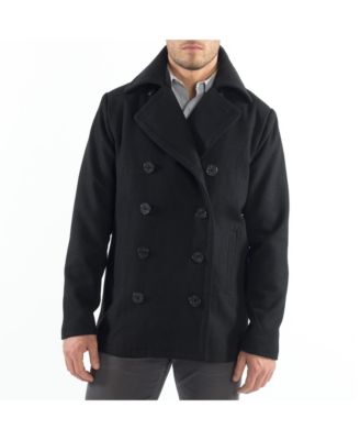 Alpine Swiss мужское шерстяное пальто Mason в стиле pea coat, двубортное, парадное