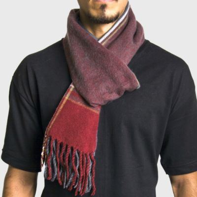 Maroon plaid