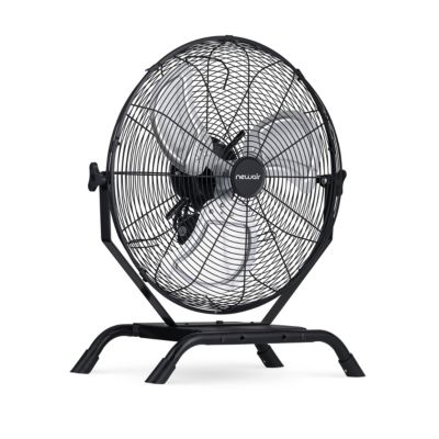 Newair 18 Inch High Velocity Waterproof 2 in 1 Floor Stand or Wall Mount Adjustable Tilt 3 Speed Outdoor Air Fan