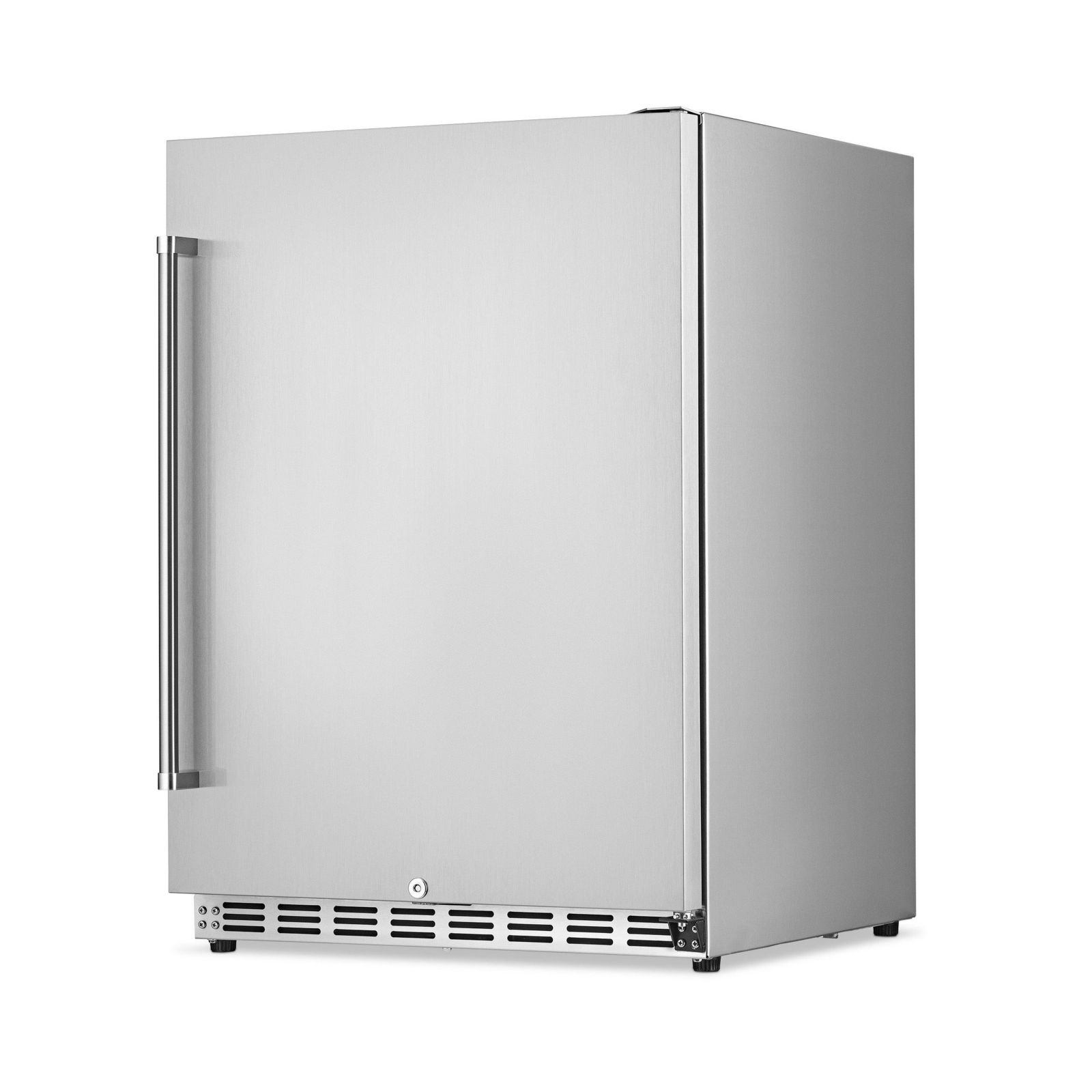 Коммерческий встроенный винный холодильник Newair 24" 5.3 Cu. Ft. Stainless Steel Built-in Beverage Refrigerator
