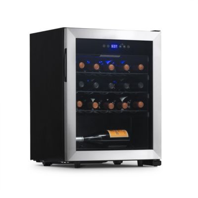 Newair 23-Bottle 18.9" Stainless Steel Freestanding Wine Fridge