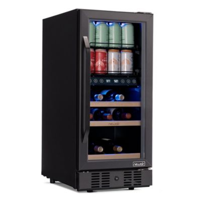 Винный холодильник Newair - 15" Dual Zone, 13 Bottles & 48 Cans, Black Stainless