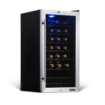 Newair 27-Bottle 16.9" стальной винный холодильник