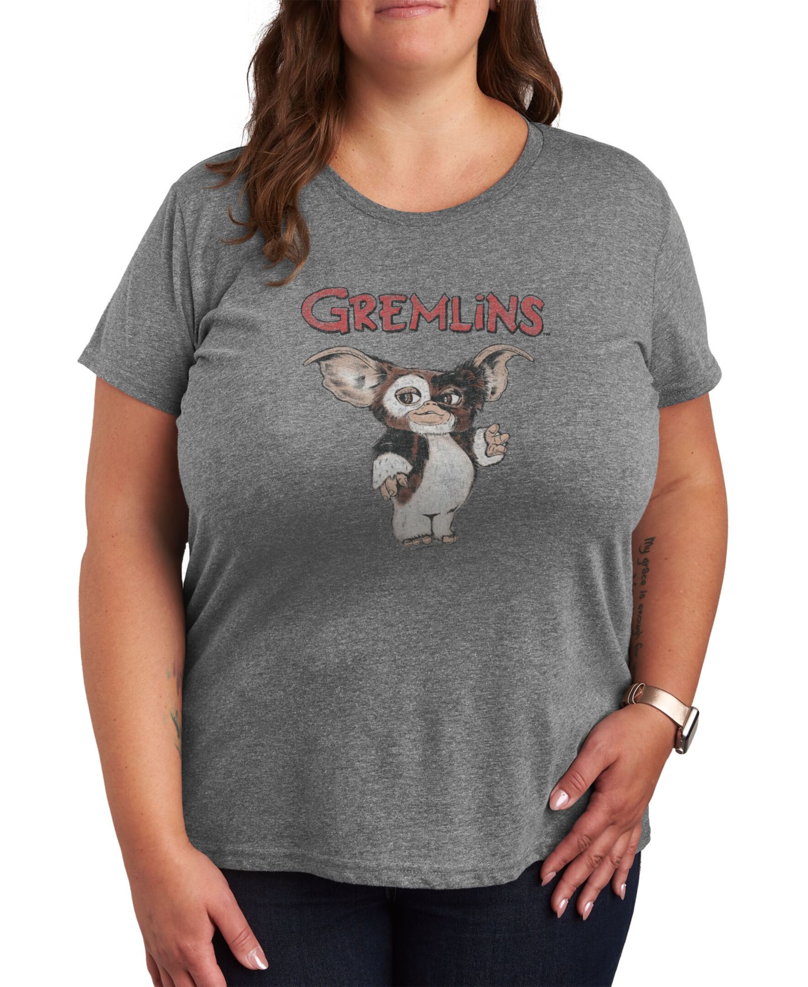 Hybrid Apparel модная футболка с графикой Gremlins Plus Size