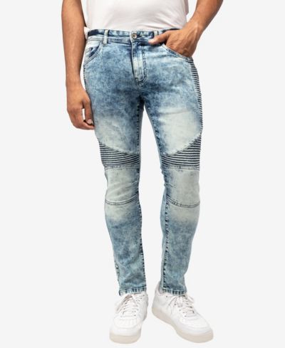 RAW X Men's Slim Stretch Moto 5-pocket Jeans