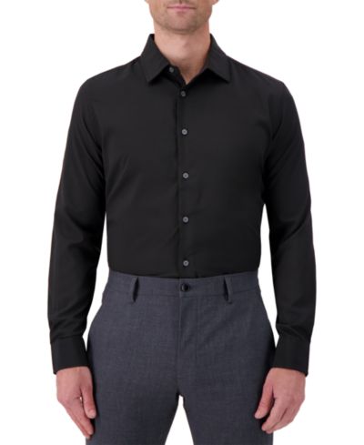 Report Collection Men's Slim-Fit Solid Woven Shirt