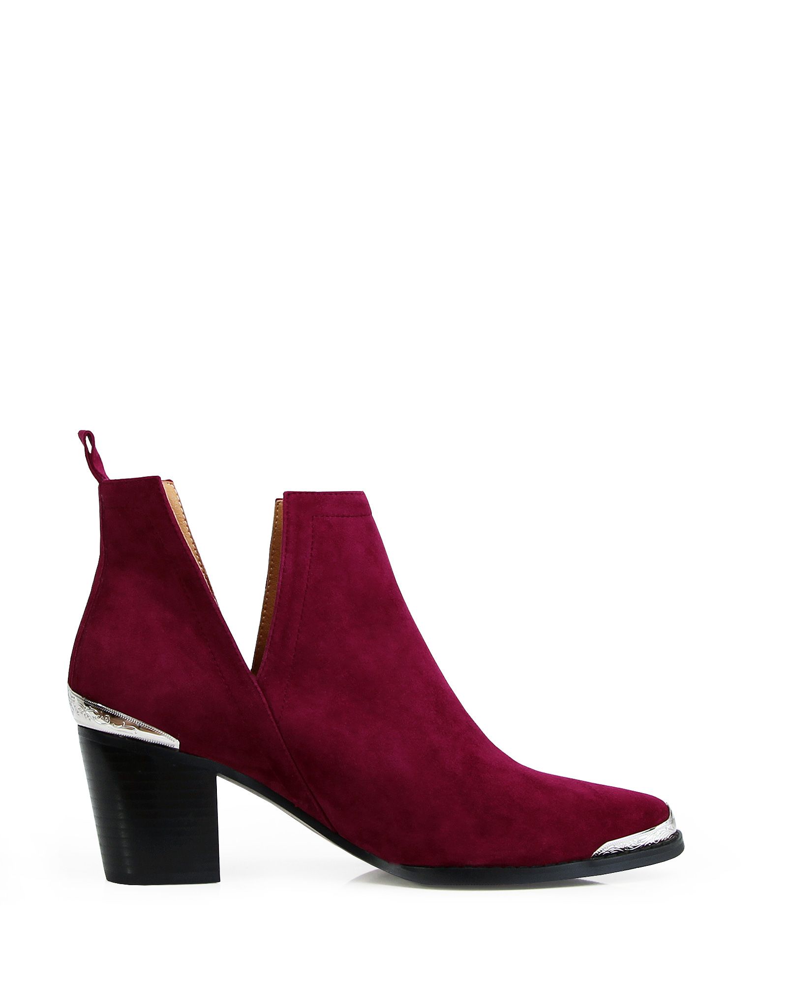 Belle & Bloom Women's Austin Croc Embossed Ankle Boot