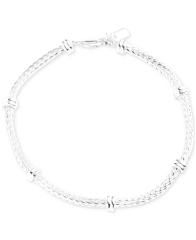 Браслет Lauren Ralph Lauren Herringbone Link из стерлингового серебра