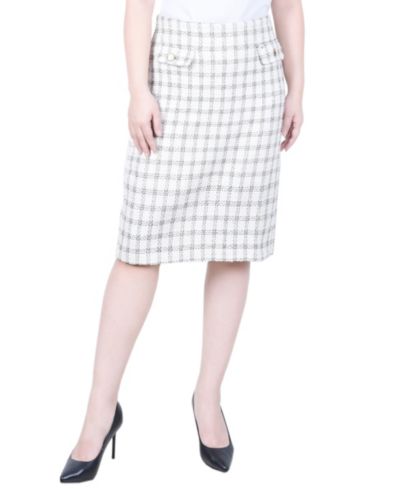 Юбка NY Collection Petite Slim Tweed Double Knit