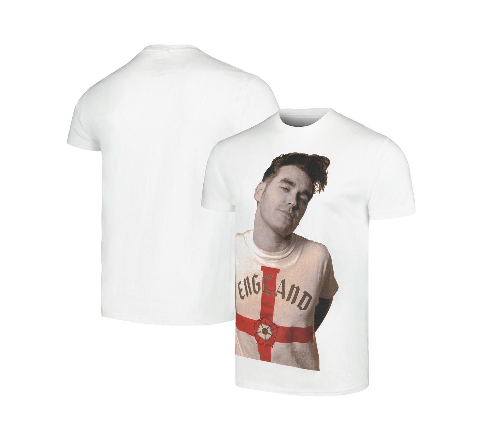 Мужская футболка Morrissey England White