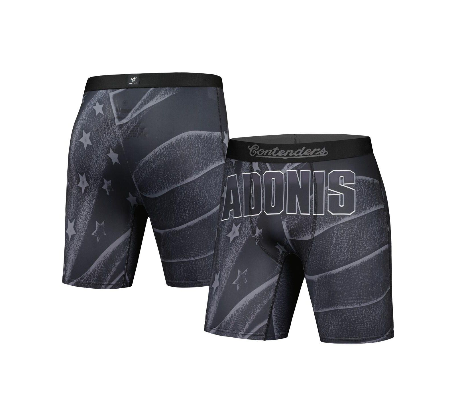 Contenders Clothing Мужские боксеры Creed III Adonis Flag, черные