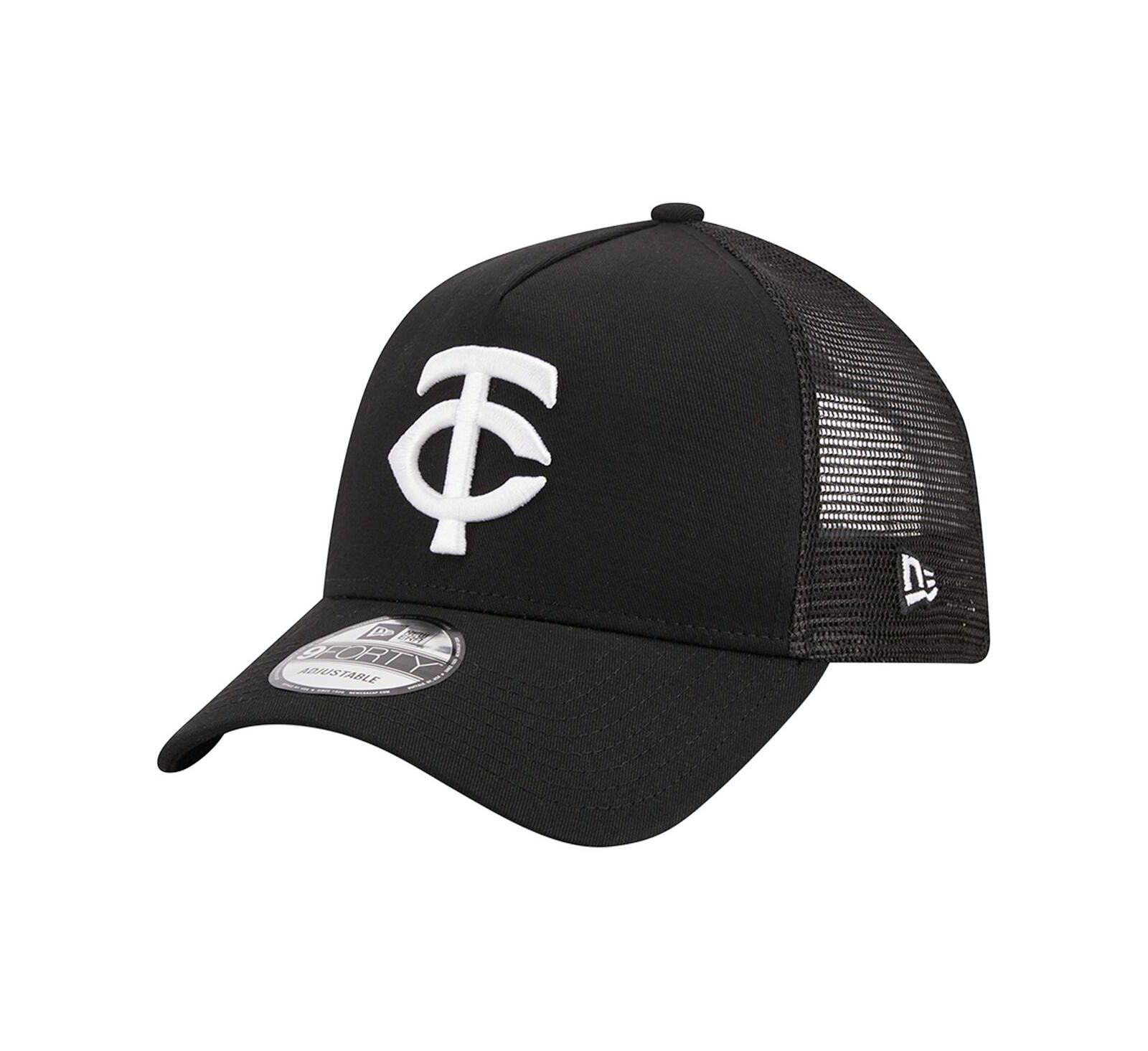 Мужская кепка New Era A-Frame 9FORTY Minnesota Twins, черная, регулируемая