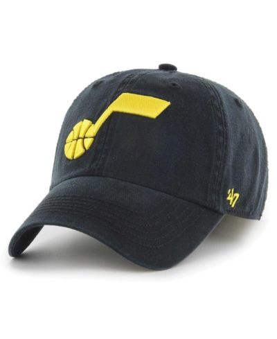 Men's '47 Brand Black Utah Jazz Classic Franchise Fitted Hat