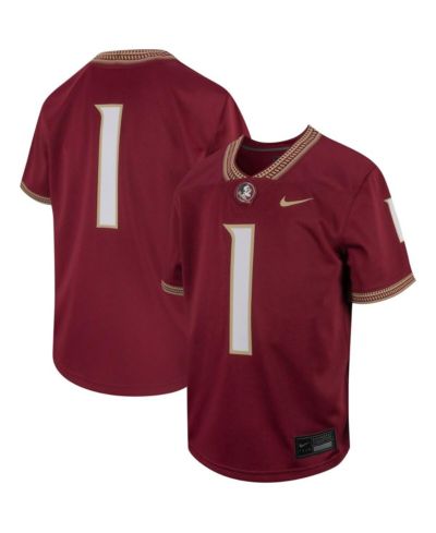 Toddler Boys and Girls Nike #1 Garnet Florida State Seminoles Untouchable Football Jersey