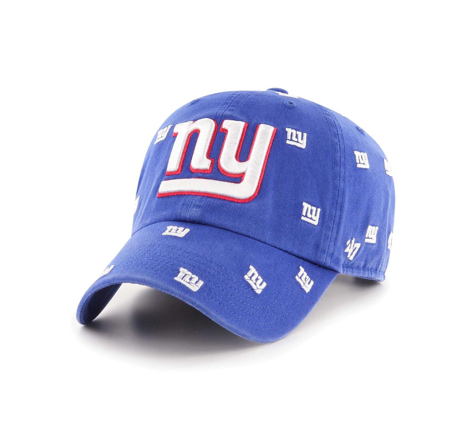 Men's and Women's '47 Brand Royal New York Giants Confetti Clean Up Adjustable Hat