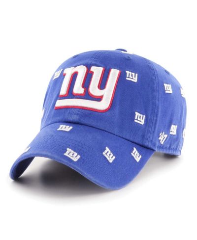 Мужская и женская кепка '47 Brand Royal New York Giants Confetti Clean Up регулируемая