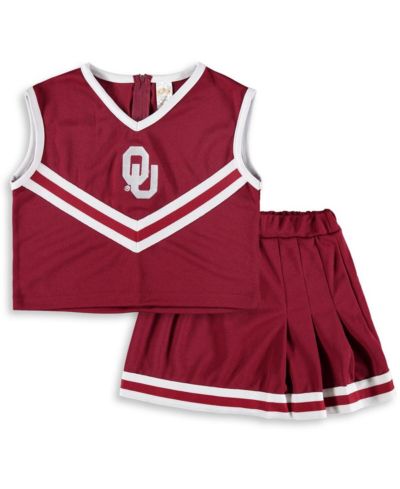 Детский костюм для чирлидинга Little King Apparel Crimson Oklahoma Sooners, 2 части
