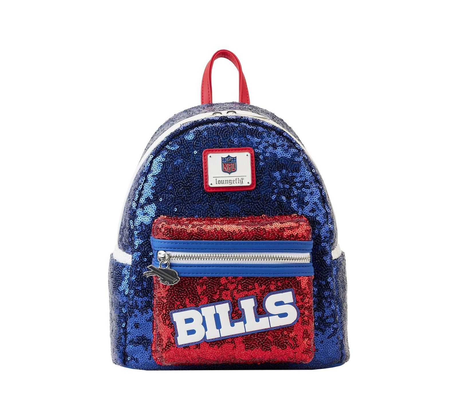 Men's and Women's Loungefly Buffalo Bills Sequin Mini Backpack
