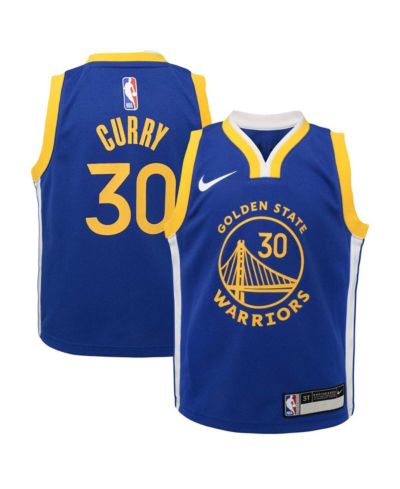 Детская джерси Nike Stephen Curry Royal Golden State Warriors Swingman Player - Icon Edition