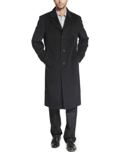 BGSD Men's Men Henry Wool Blend Long Walking Coat