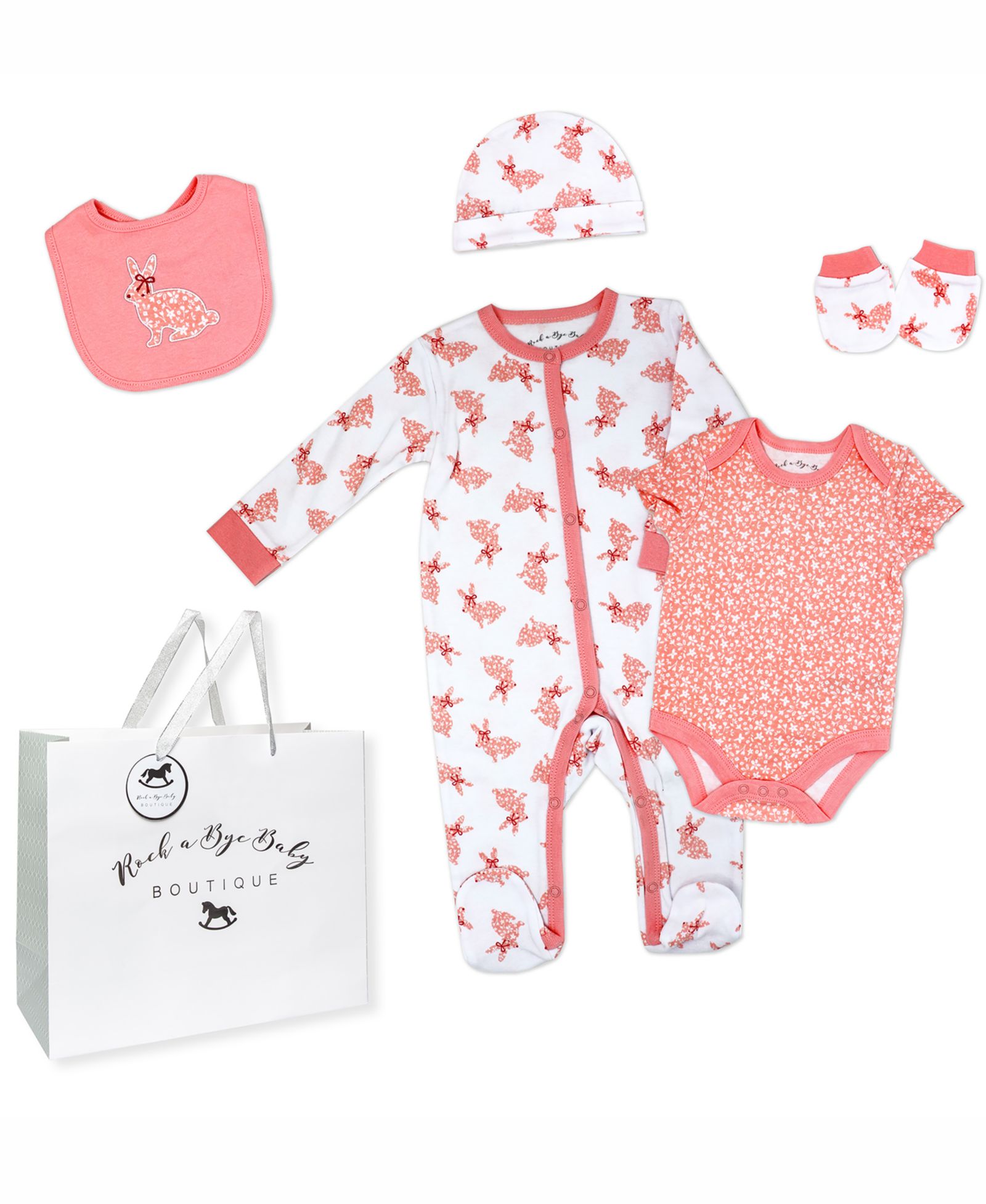 Подарочный набор Rock-A-Bye Baby Boutique для новорожденных девочек