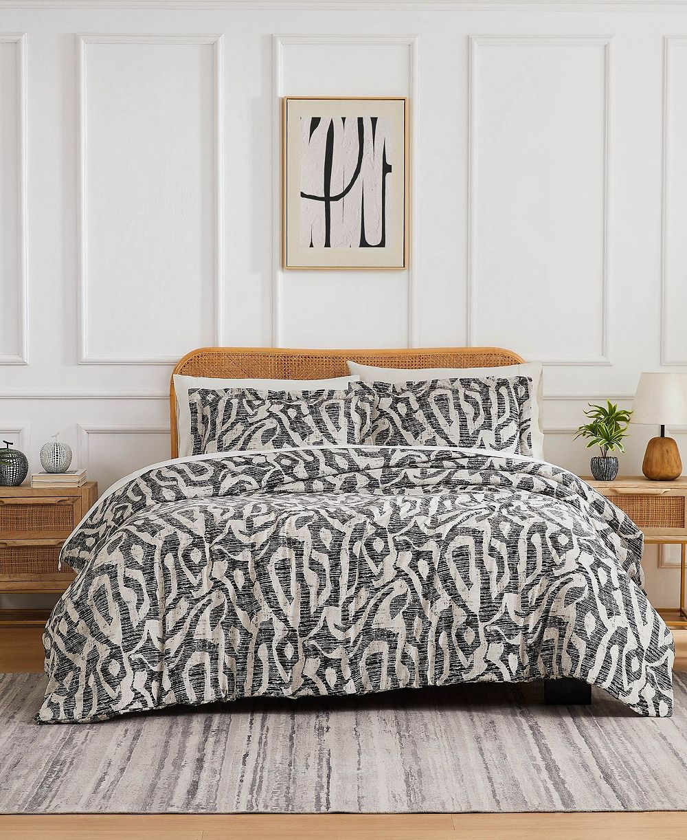 Комплект пододеяльников Southshore Fine Linens Khari Microfiber 3 Piece, Queen
