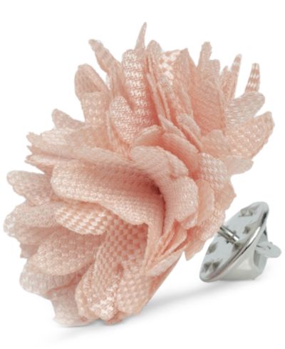 Con.Struct Мужской нагрудный значок Satin Checkerboard Flower Lapel Pin