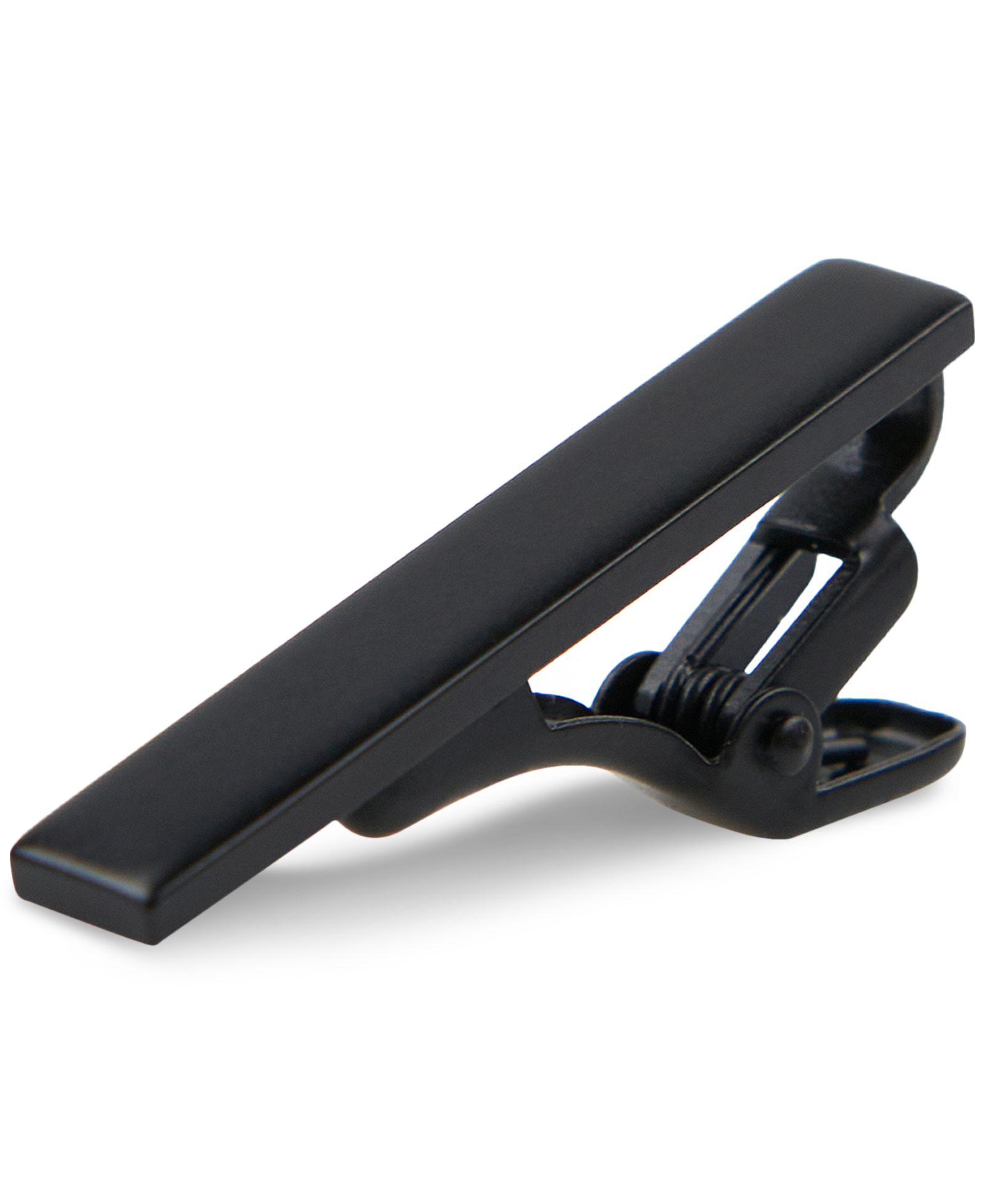 Мужской зажим для галстука ConStruct Solid Black 1.5"