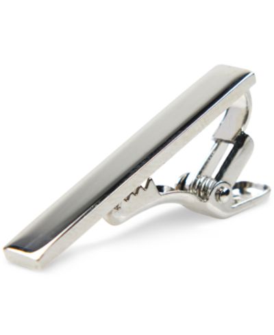 ConStruct Мужской зажим для галстука Silver Polished 1.5"