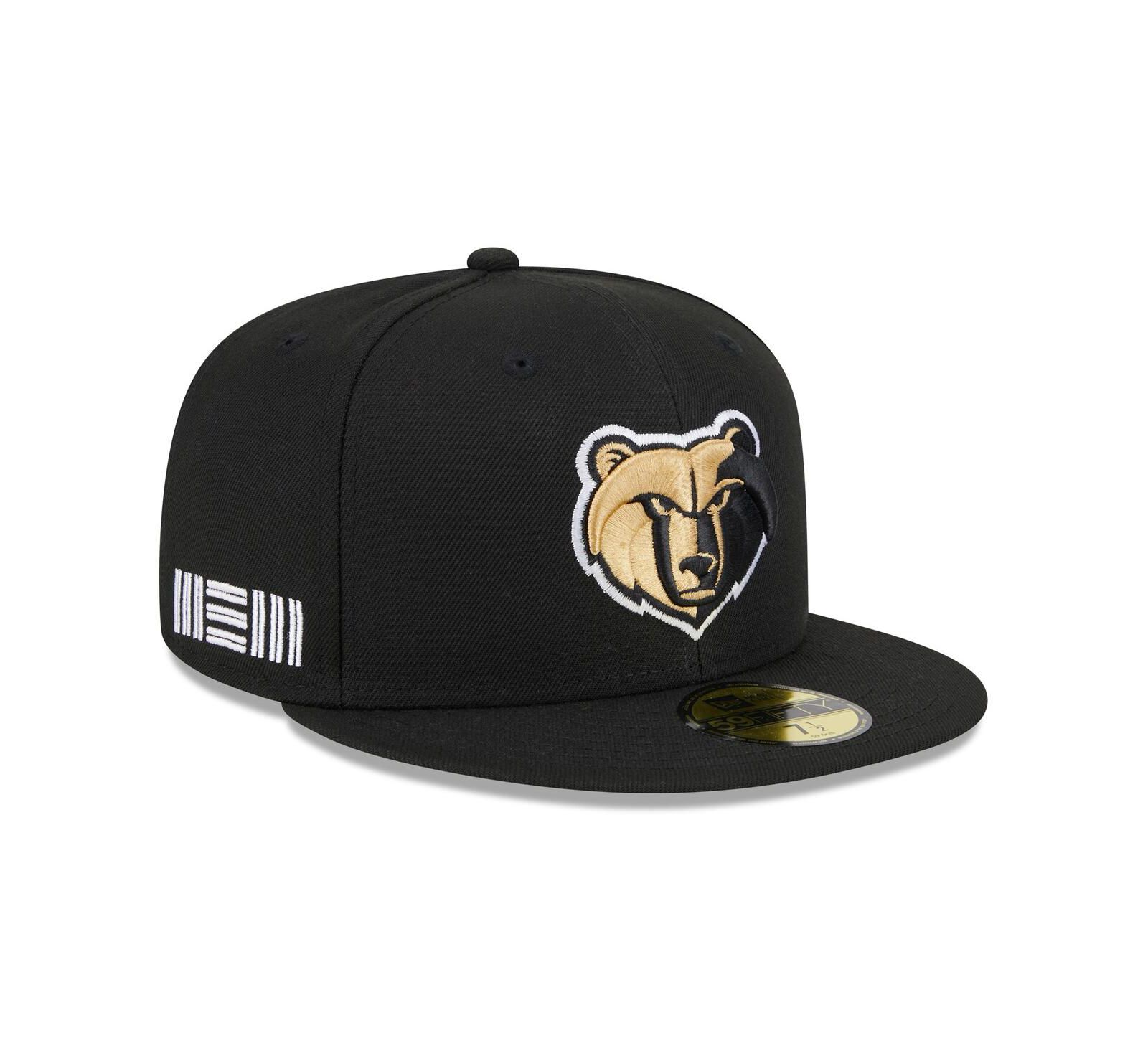 Мужская кепка New Era Black Memphis Grizzlies 59FIFTY