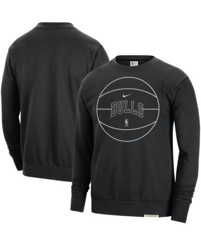 Мужская спортивная толстовка Nike Black Chicago Bulls 2023/24 Authentic Standard Issue Travel Performance