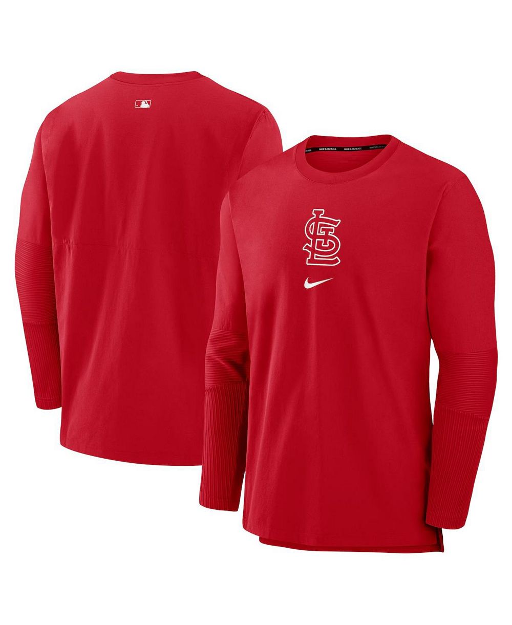 Мужской свитшот Nike Red St. Louis Cardinals Authentic Collection Player Performance Pullover