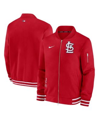 Мужская куртка Nike Red St. Louis Cardinals Authentic Collection Full-Zip Bomber