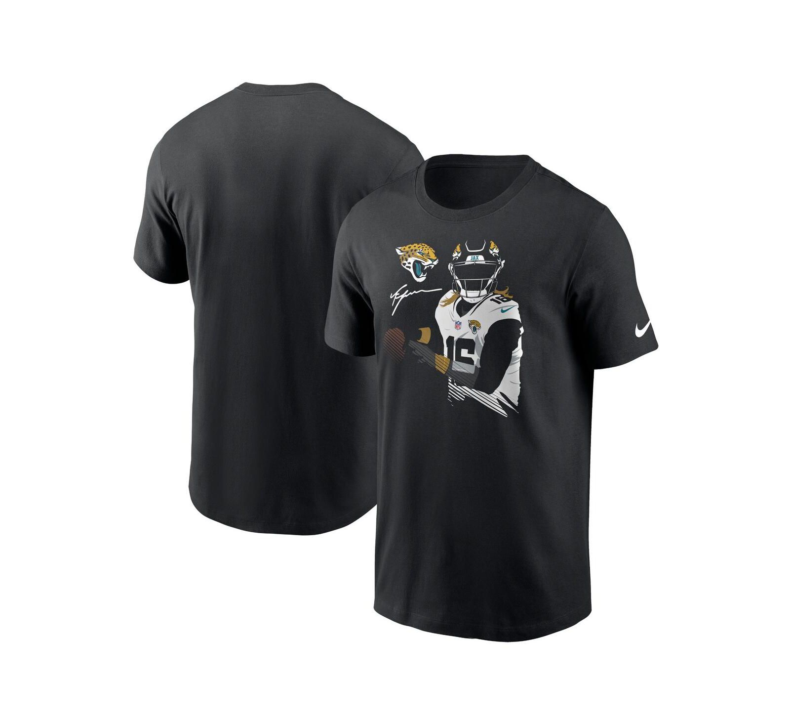 Men's Nike Trevor Lawrence Black Jacksonville Jaguars Player Graphic T-shirt