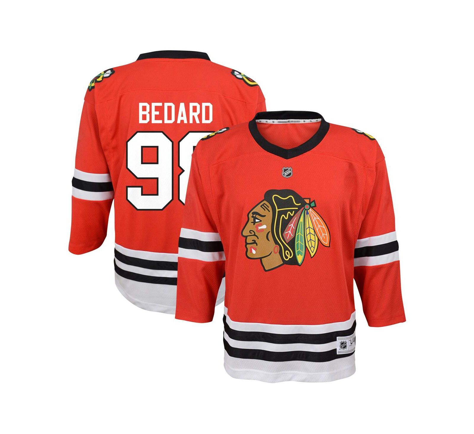 Детская джерси Outerstuff Connor Bedard Red Chicago Blackhawks