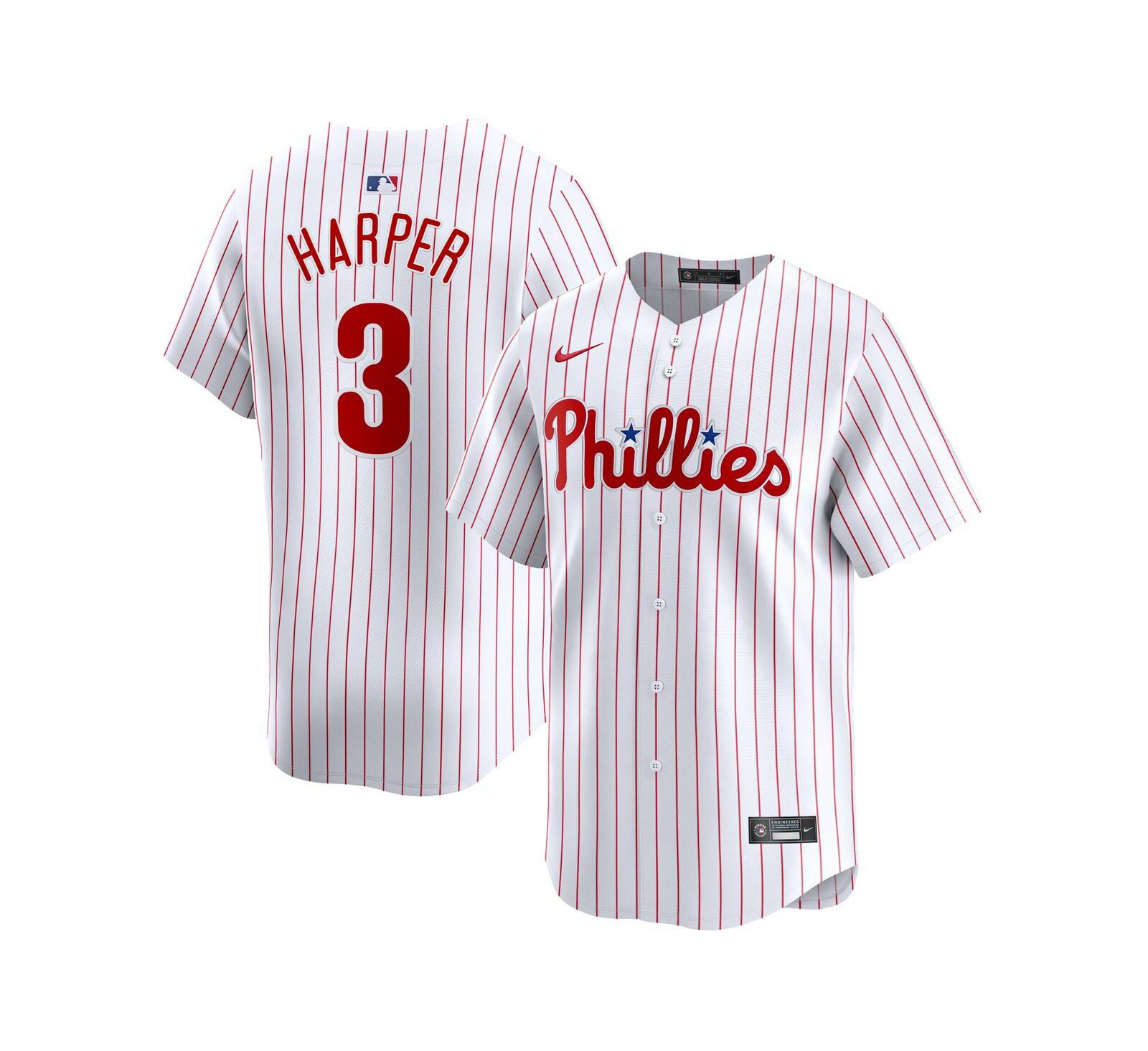 Nike джерси Bryce Harper Philadelphia Phillies Home Limited для мальчиков и девочек, белая