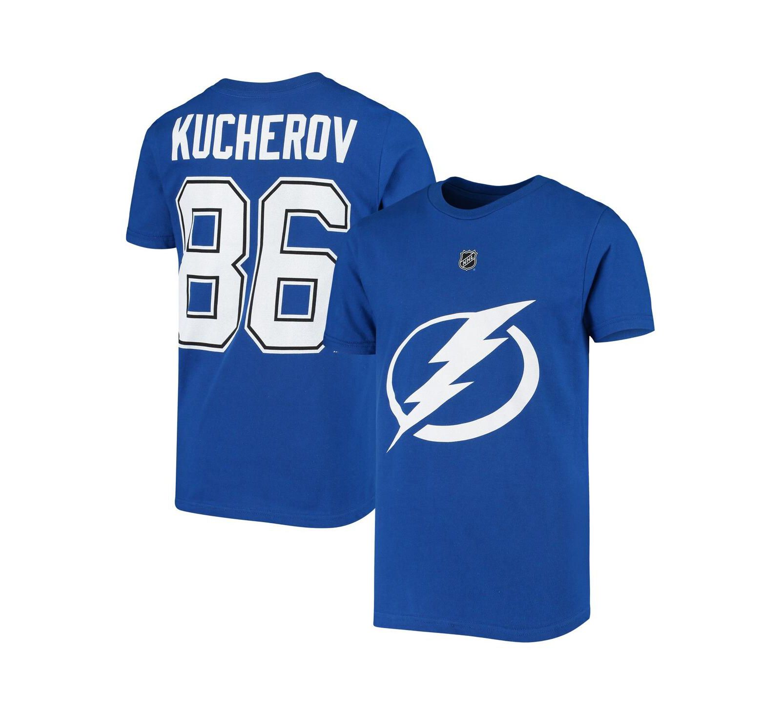 Детская футболка Outerstuff Nikita Kucherov Royal Tampa Bay Lightning Player Name and Number