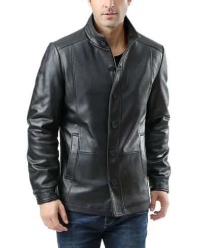 Мужская кожаная куртка BGSD Men's Men Brady Leather City