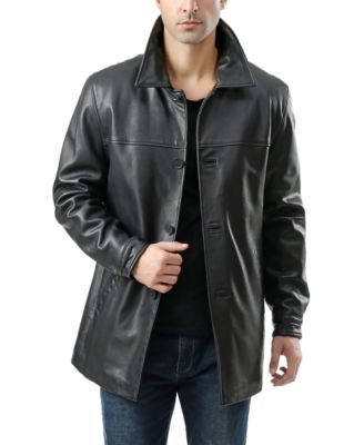 BGSD Men's Men Samuel Leather Car Coat