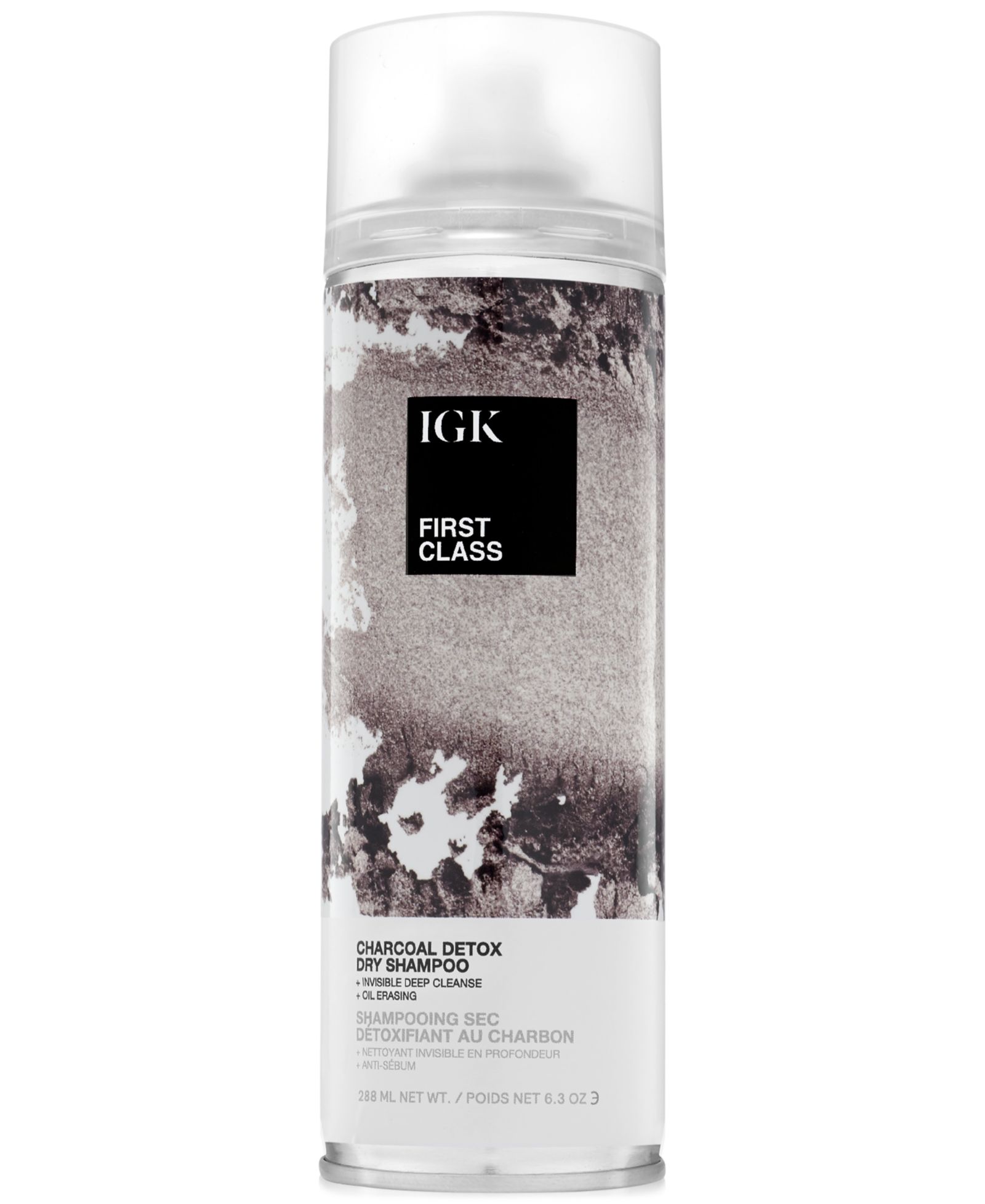 IGK Hair First Class Charcoal Detox сухой шампунь с углем