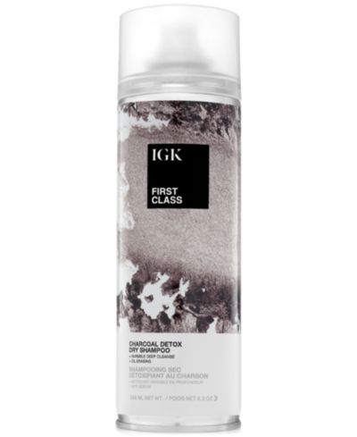IGK Hair First Class Charcoal Detox сухой шампунь с углем