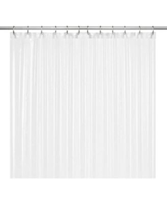 LiBa 72” W x 72” H 10G PEVA Shower Curtain Bathroom